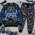 Linkin Park One More Light Christmas Holiday Graphic Sweater and Jogger Pants Set NDN 1