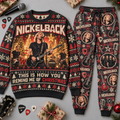 Nickelback This Is How You Remind Me of Christmas Sweater and Jogger Pants Set NDN 1