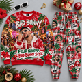 Nirvana Come As You Are Even If It's Christmas Red Sweater and Jogger Pants Set NDN 1