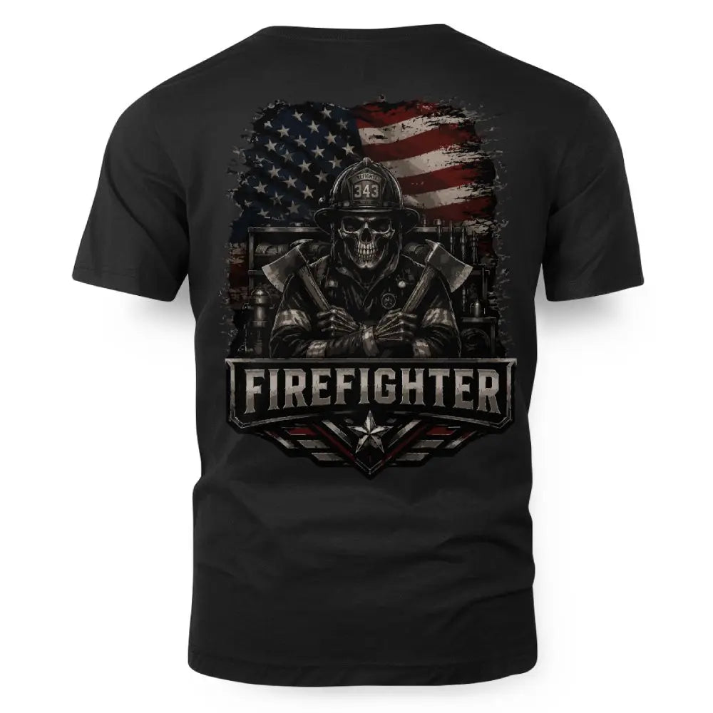 USA Flag Firefighter – Patriotic 2