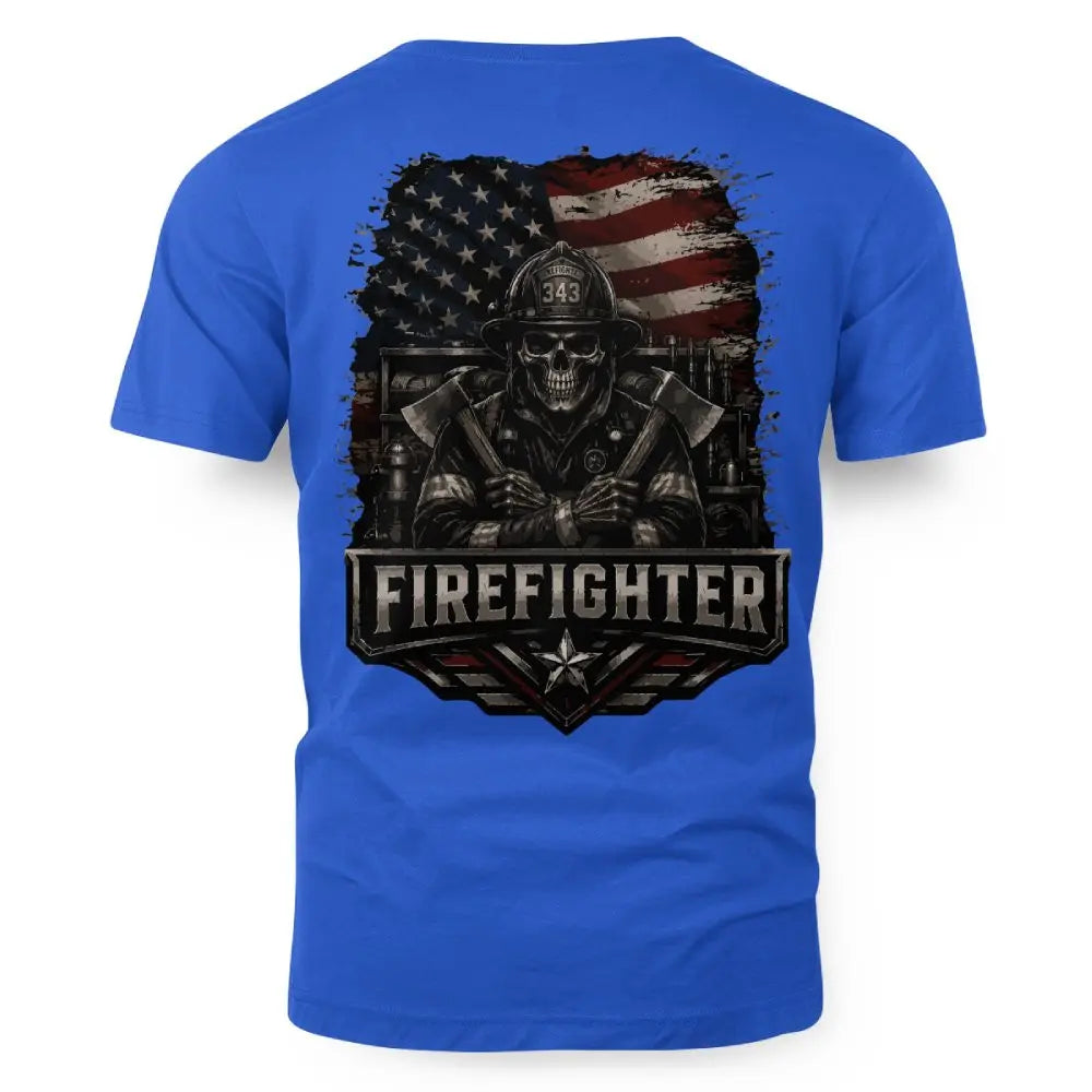 USA Flag Firefighter – Patriotic 6